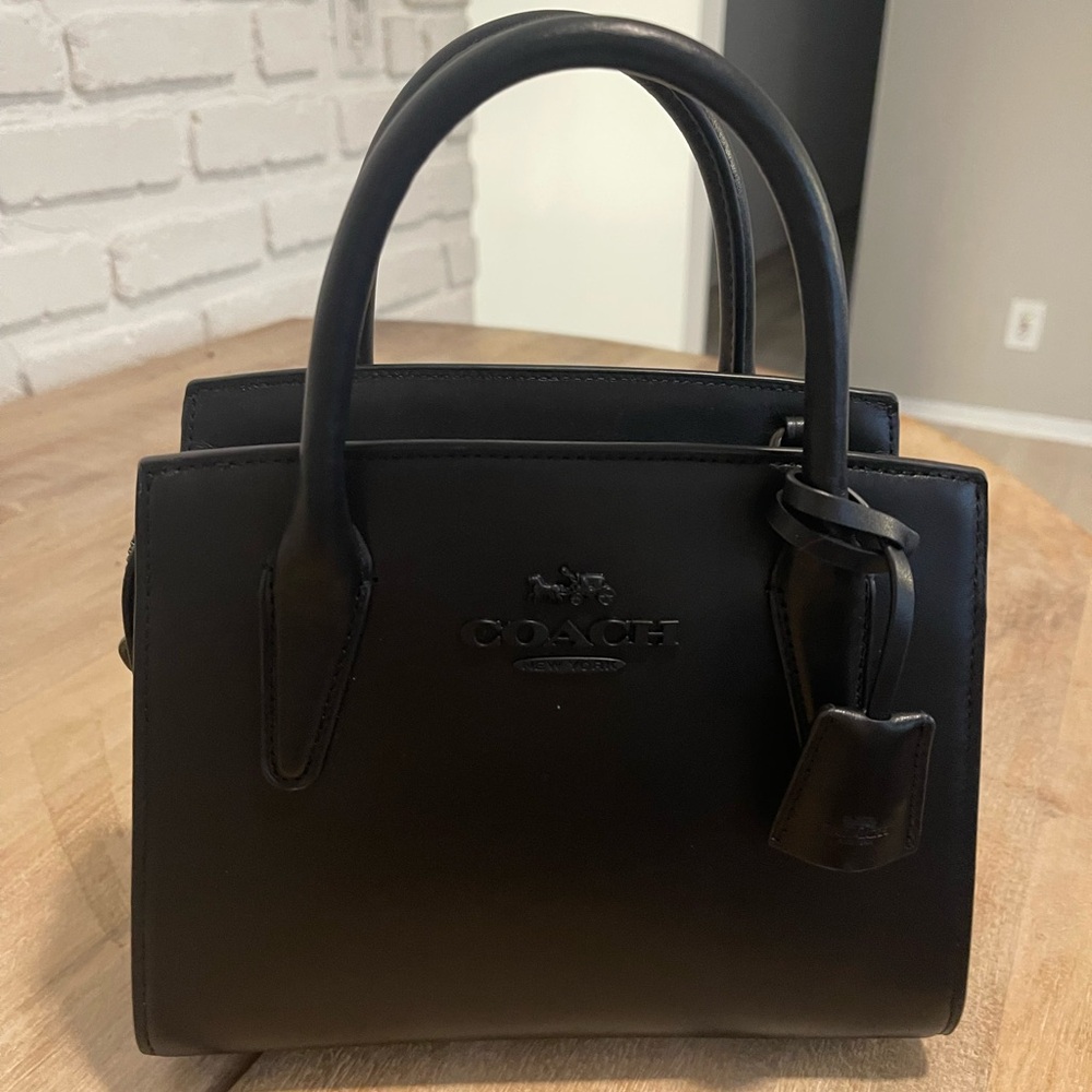 COACH ANDREA CARRYALL BAG BLACK✨NWT✨